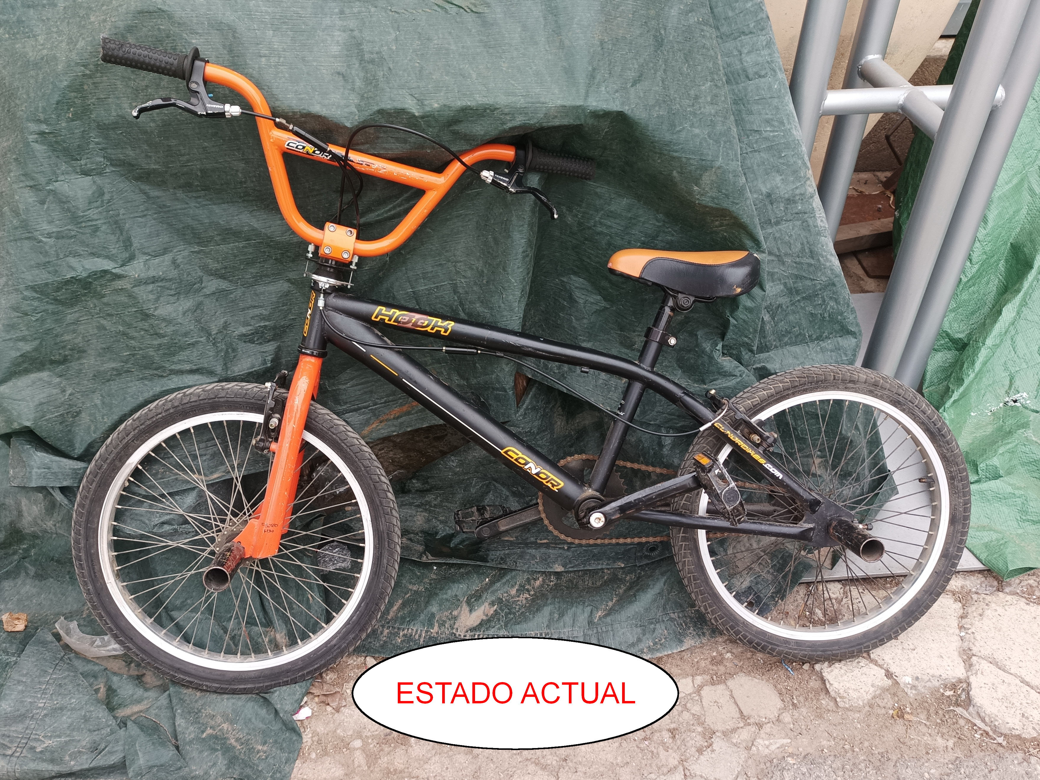 0061 bicicleta juvenil bmx conor 95x140 rueda 50-406 _40eu._ 1u